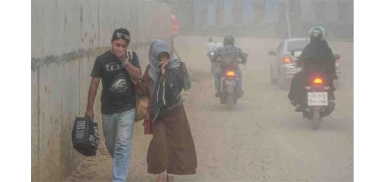 বিশ্বের দূষিত শহরের তালিকায় ঢাকা আজ দ্বিতীয়