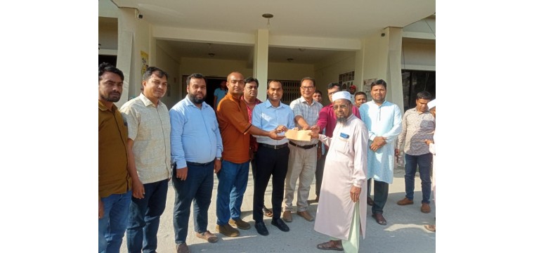 শিবগঞ্জে তিন ইয়াতিমখানায় চেক বিতরণ