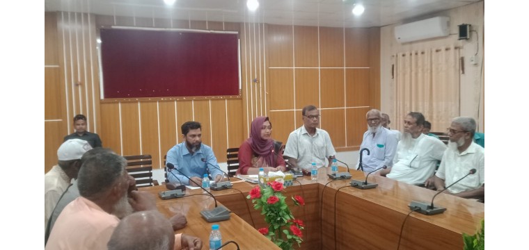 গোমস্তাপুরে বীর নিবাস প্রাপ্ত বীর মুক্তিযোদ্ধাদের সাথে মতবিনিময় 