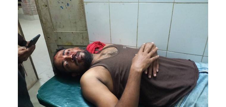 রাজশাহীতে সাংবাদিকের উপর বিএনপি কর্মীদের হামলা 
