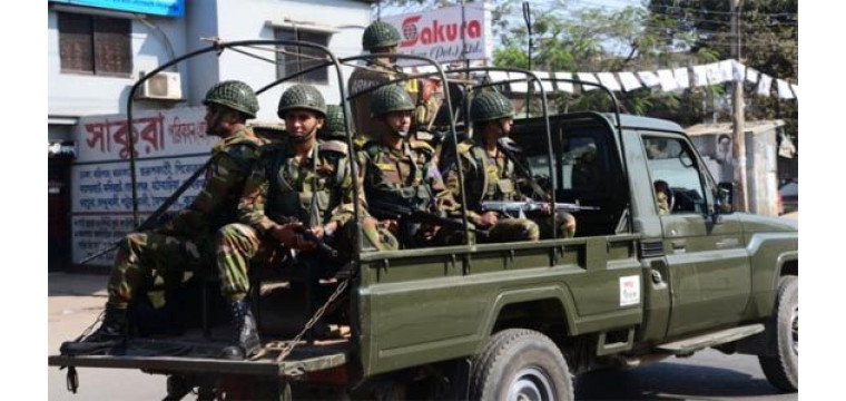 ভোট সুষ্ঠু করতে মাঠে নেমেছে সেনাবাহিনী