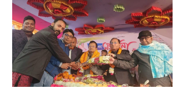 শিবগঞ্জে ডা. শিমুল এমপি-ওদুদ এমপিকে গণসংবর্ধনা