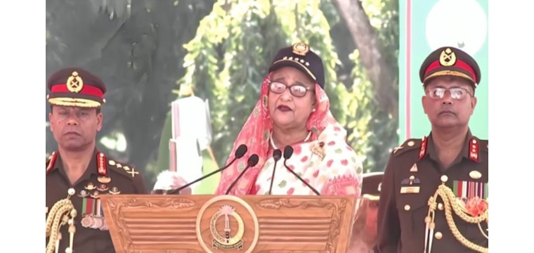 সেনা সদস্যরা স্মার্ট বাংলাদেশ গঠনে অবদান রাখবে: প্রধানমন্ত্রী