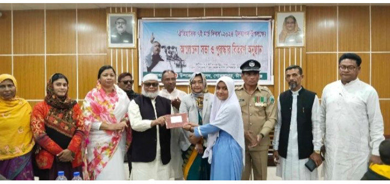 গোমস্তাপুরে  যথাযোগ্য মর্যাদায়  ঐতিহাসিক  ৭ই মার্চ পালন