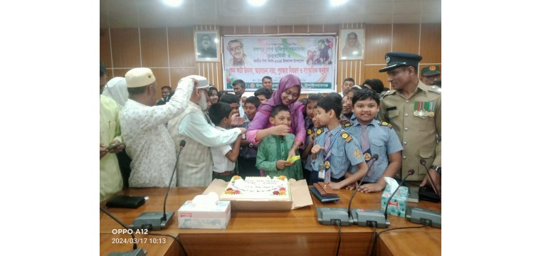 গোমস্তাপুরে বঙ্গবন্ধুর জন্মবার্ষিকী ও জাতীয় শিশু দিবস উদযাপন 