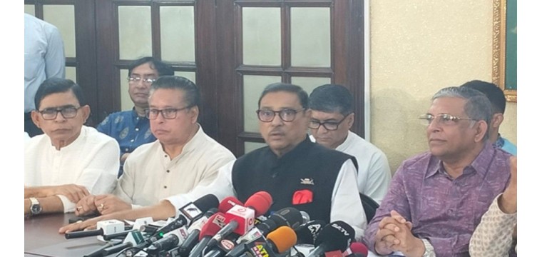 আওয়ামী লীগ পালানোর দল নয়: ওবায়দুল কাদের
