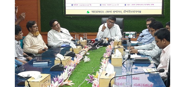 চাঁপাইনবাবগঞ্জে থাকছে না ম্যাংগো ক্যালেন্ডার: ডিসি গালিভ খাঁন 
