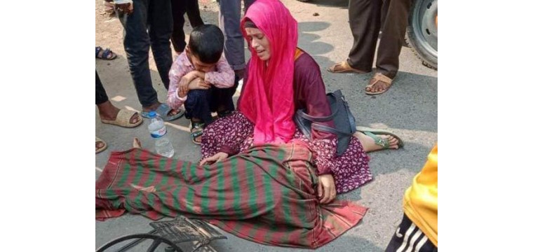 রাজশাহীতে বাসের চাকায় পিষ্ট হয়ে শিশুর মৃত্যু