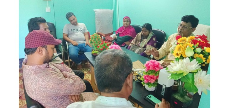 পদ পূর্ণবহালের দাবিতে অপসারণকৃত ভাইস চেয়ারম্যানদের জেলা সমন্বয়ক এর সাথে মতবিনিময় সভা অনুষ্ঠিত