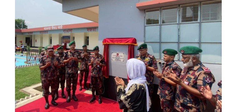 চাঁপাইনবাবগঞ্জে ৫৯বিজিবি'র  বিওপি'র উদ্বোধন 