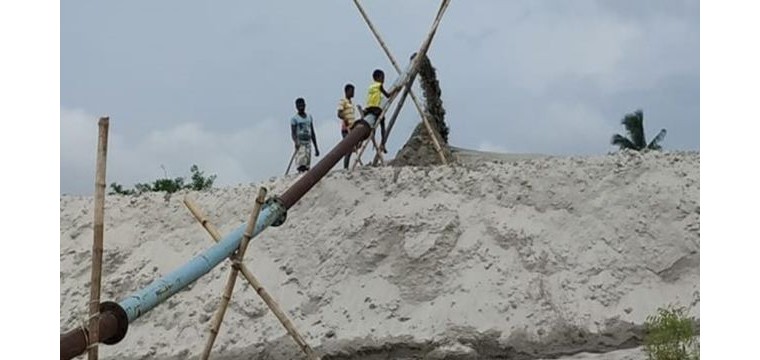 রাজশাহীর বালুমহালগুলোকে ছয় মাস বালু উত্তোলন বন্ধের আদেশ