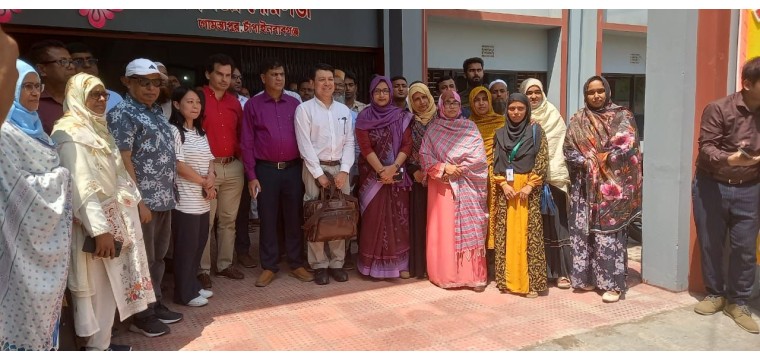 রহনপুর পৌর সভার নগর পরিচালনা অবকাঠামো উন্নয়নে মতবিনিময় সভা ও উন্নয়নমূলক কাজের পরিদর্শন 