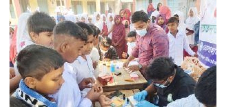 ভোলাহাট স্টুডেন্টস অ্যাসোসিয়েশনের ফ্রি ব্লাড গ্রুপিং