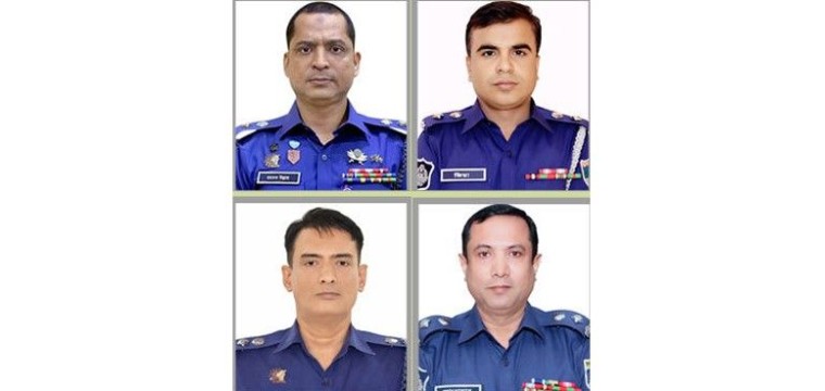 ৪ জেলার এসপিকে দায়িত্ব ছেড়ে ঢাকায় আসার নির্দেশ