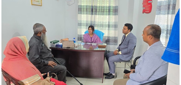 শিবগঞ্জে বিনামূল্যে চিকিৎসা সেবা দিচ্ছেন ইউএনও পত্নী