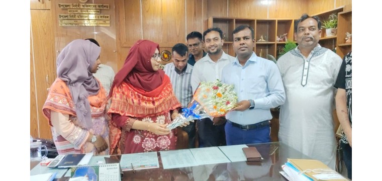 নাচোলে ইউএনও’র বিদায় ও নবাগত ইউএনও’র যোগদান