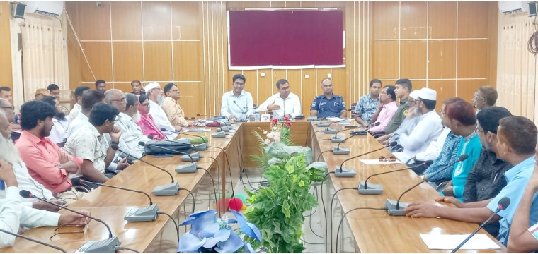 গোমস্তাপুরে জুলাই গণঅভ্যুথান দিবস যথাযথ মর্যাদায় উদযাপন উপলক্ষে প্রস্তুতিমূলক সভা