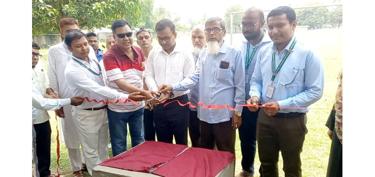 গোমস্তাপুরে এক্সটেন্ডেড কমিউনিটি ক্লাইমেট চেঞ্জ প্রজেক্ট-ড্রট স্থাপনের উদ্বোধন