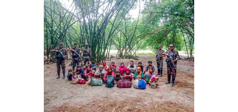 মাসুদপুর সীমান্ত দিয়ে ২০ জন বাংলাদেশী নাগরিক পুশইন