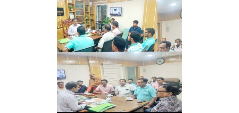 গোমস্তাপুরে কর্মরত সাংবাদিকদের সাথে নবাগত ইউএনওর মতবিনিময় সভা