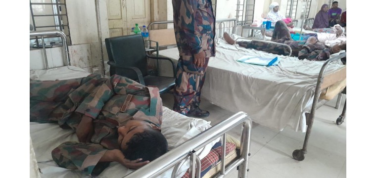  মাদক ব্যবসায়ীদের হামলায় বিজিবি’র দুই সদস্য আহত