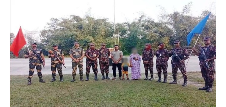 সীমান্তে আটক তিন বাংলাদেশিকে ফেরত দিয়েছে বিএসএফ