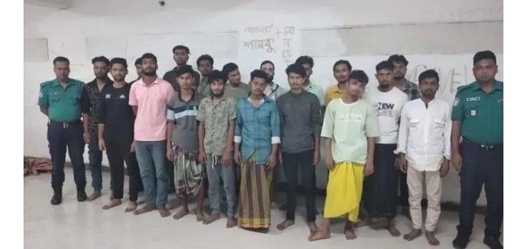 মোহাম্মদপুরে পুলিশের বিশেষ অভিযানে গ্রেফতার ২০