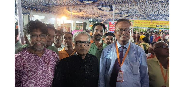 ঠাকুর নরোত্তম দাসের তিরোভাব তিথি মহোৎসব পরিদর্শন করলেন শরীফ উদ্দিন 