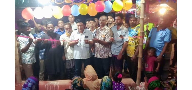 রহনপুর ইউনিয়নের পুজা মন্ডপ গুলোর উদ্বোধন ও পরিদর্শন করলেন চেয়ারম্যান মনিরুজ্জামান সোহরাব