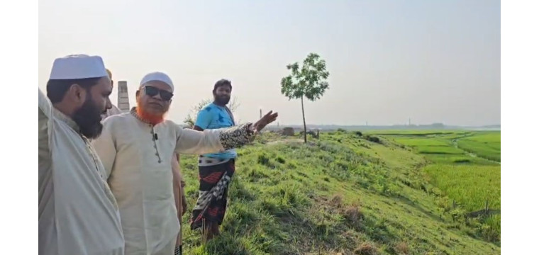 কৃষকদের সেচ সংকট নিরসনে এমপি বুলবুলের সরজমিন পরিদর্শন