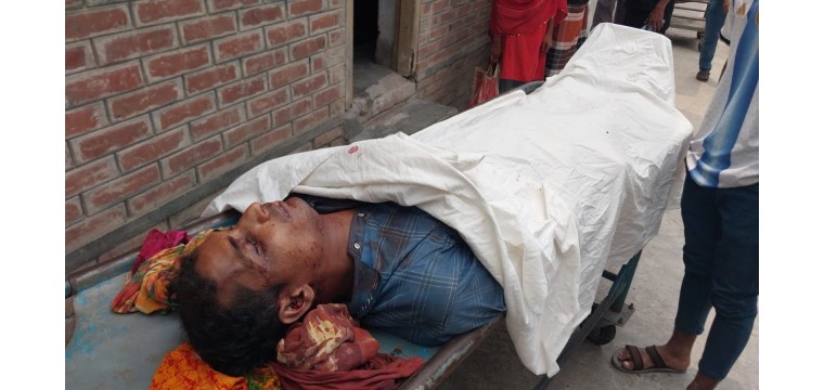 চাঁপাইনবাবগঞ্জ বল্লমের আঘাতে প্রাণ গেল ১ যুবকের আহত ১০